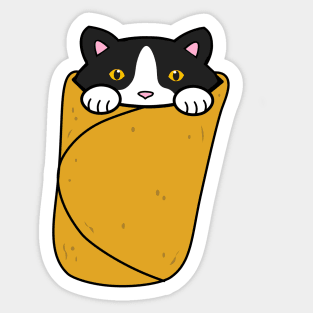 Purrito, cat burrito Sticker